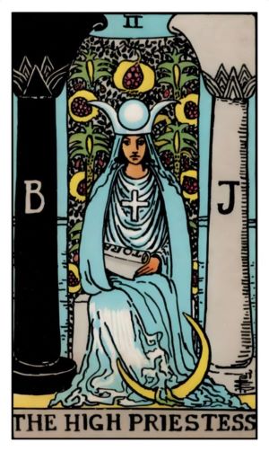 Tarot card The High Priestess.