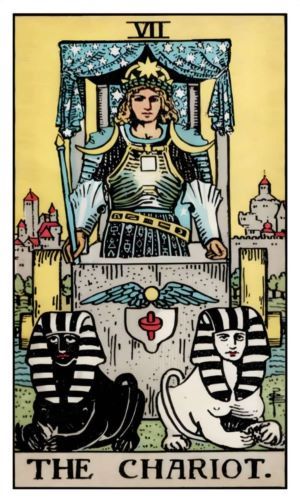 Tarot card The Chariot.